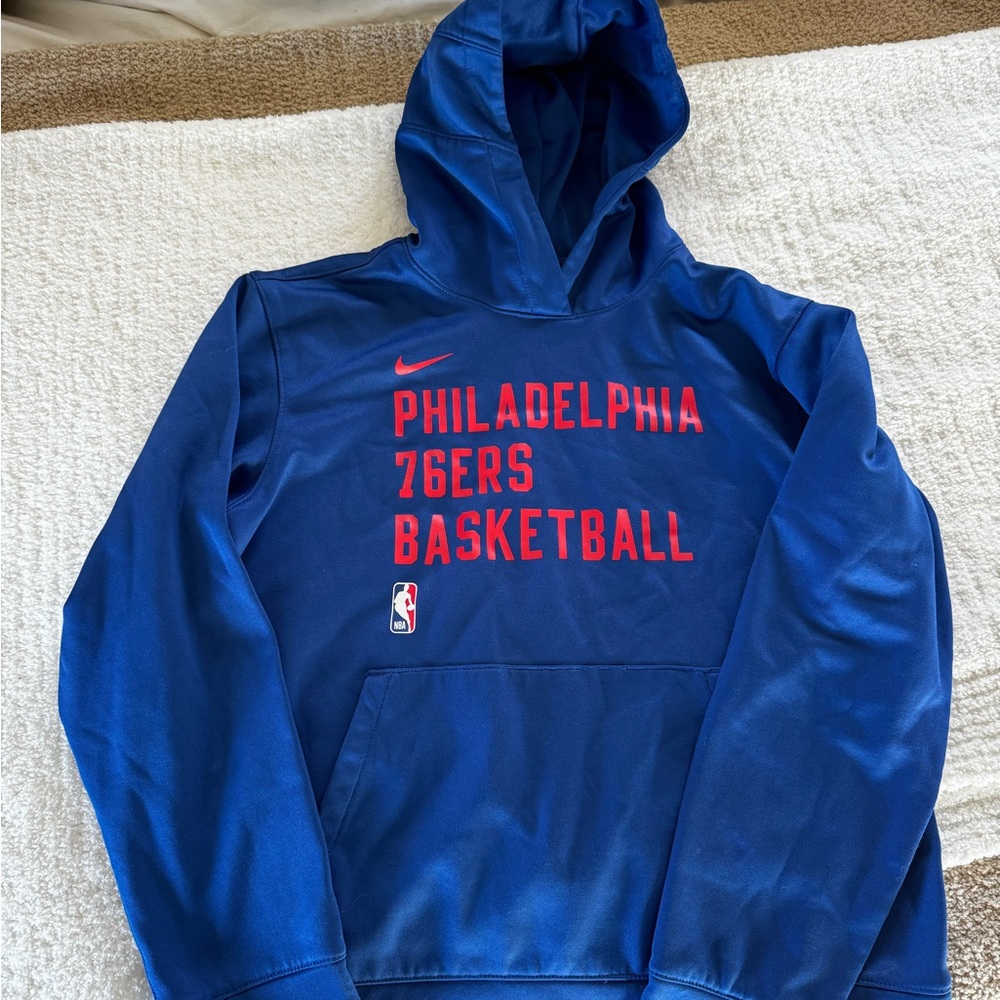 Nike official NBA 76ers dri-fit big boy hoodie